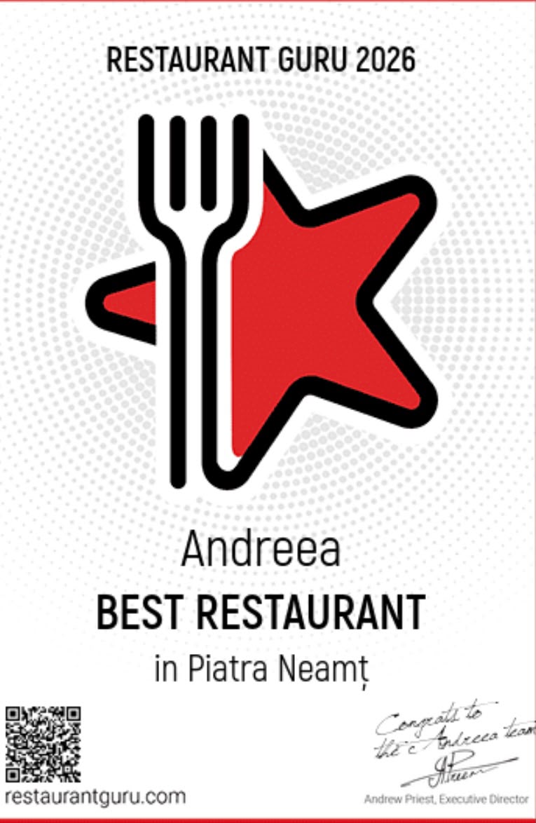 Restaurant Guru 2026 - Andreea Best Restaurant in Piatra Neamt